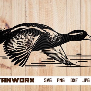 Duck SVG | Flying Duck svg | Duck Clipart | Duck Cutfile | Duck Stencil | Duck PNG | Duck Shirt svg | Animal svg | Duck png |Duck silhouette