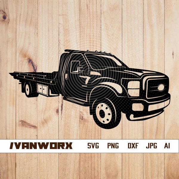 Tow Truck svg | Tow Truck png | Tow Truck clipart | Tow Truck vector | Tow Truck silhouette png | Tow Truck Cut file | Tow Truck dxf
