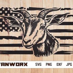 US Farm Goat svg | Farm Monogram | Farm Owner svg | Goat svg | Goat Clipart | Farm Life svg | Farm Shirt svg | Goat Cutfile| Farm Animal svg