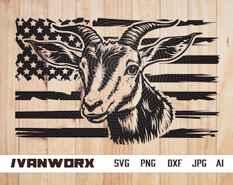 Svg de chèvre de ferme américaine | Monogramme de ferme | Propriétaire de la ferme svg | Svg de chèvre | Clipart de chèvre | Svg de la vie à la ferme | Ferme chemise svg | Filet de chèvre| Animaux de la ferme svg