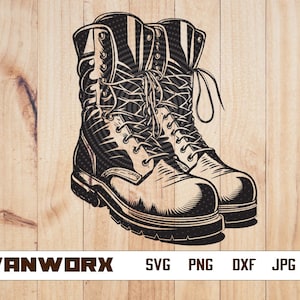Combat Boots Svg | Combat Boots png | Army Combat Boots svg | Combat Boots Clipart | Military Combat Boots Svg | Cutting Files |Military svg
