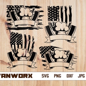 US Chef Tools svg | Monogram restauracji w USA | Stoisko z jedzeniem w USA | Clipart szefa kuchni | Cutfile szefa kuchni | Narzędzia kuchenne svg | Narzędzia szefa kuchni svg | Cook svg