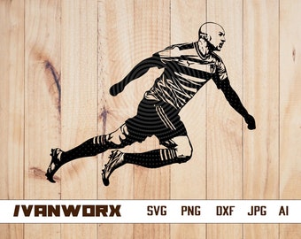 Soccer Player svg | Soccer svg | Soccer Shirt svg | Soccer Clipart | Soccer Player png | Soccer Game svg | Soccer Cutfile | Png Dxf Eps