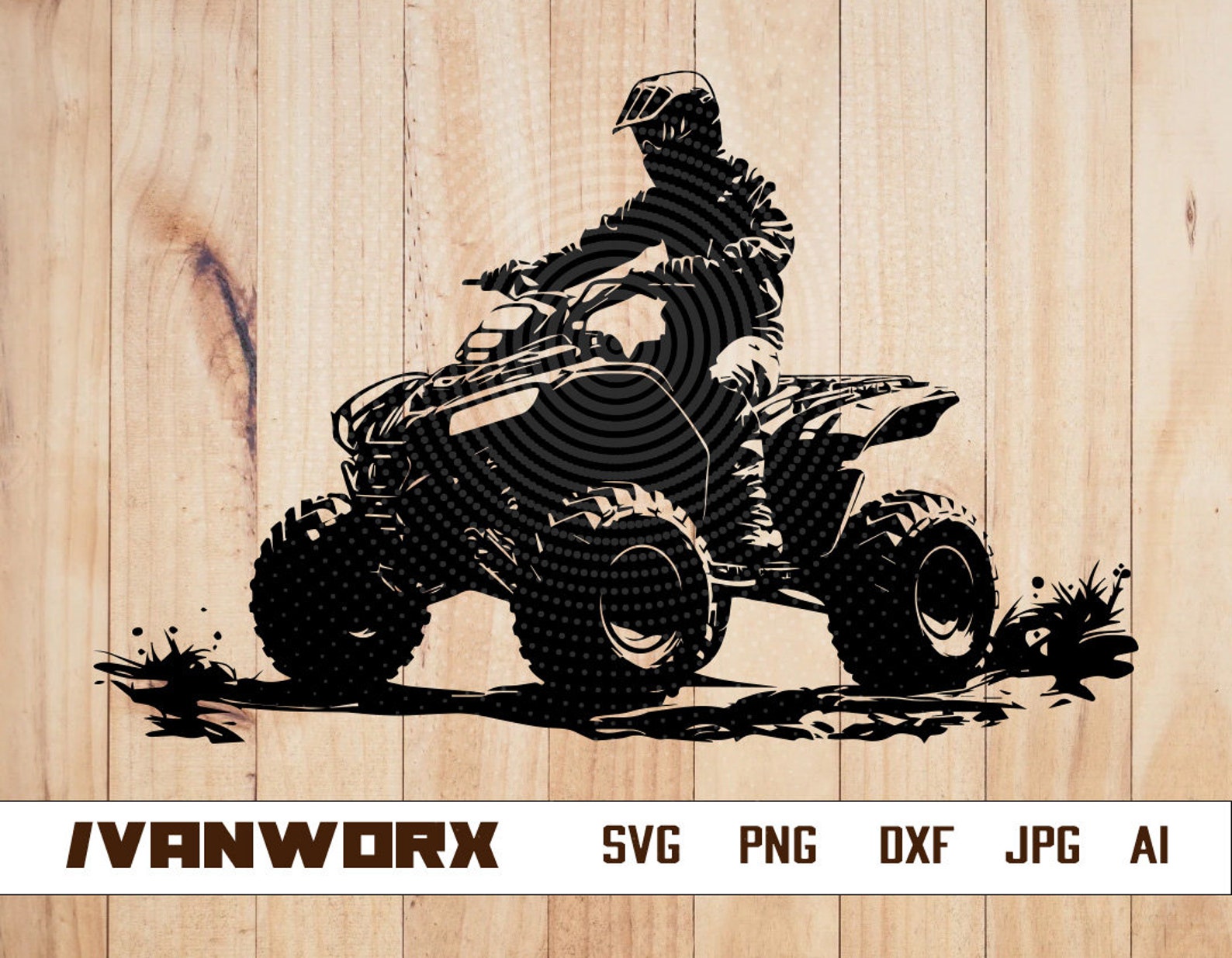 Atv Clipart || Svg File || Atv Svg || Atv Cut Files || Atv Ride Svg ...