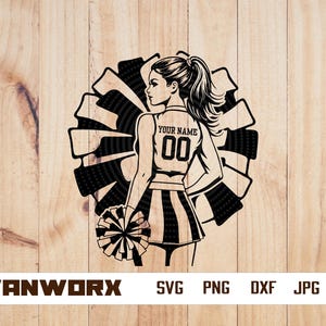 Personalized Name | Cheerleader Svg | Cheer Mom Svg | Cheerleading Svg | Cheer SVG | Cheer Leader SVG | Cheerleader png | Cheering Squad Svg
