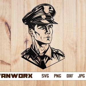 Police Officer svg | Police svg | Police Man svg | Police Clipart | Police Cutfile | Police Shirt svg | Police on Duty svg | Policeman svg