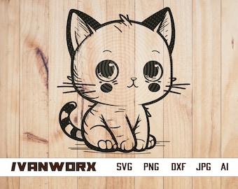 Cat Svg | Cute Cat Svg | kitten Svg | Pet Svg | Cute Kitty Svg | Cute Cat Face Svg | Cute Pet | Animal Svg | Cat Face Svg | Png