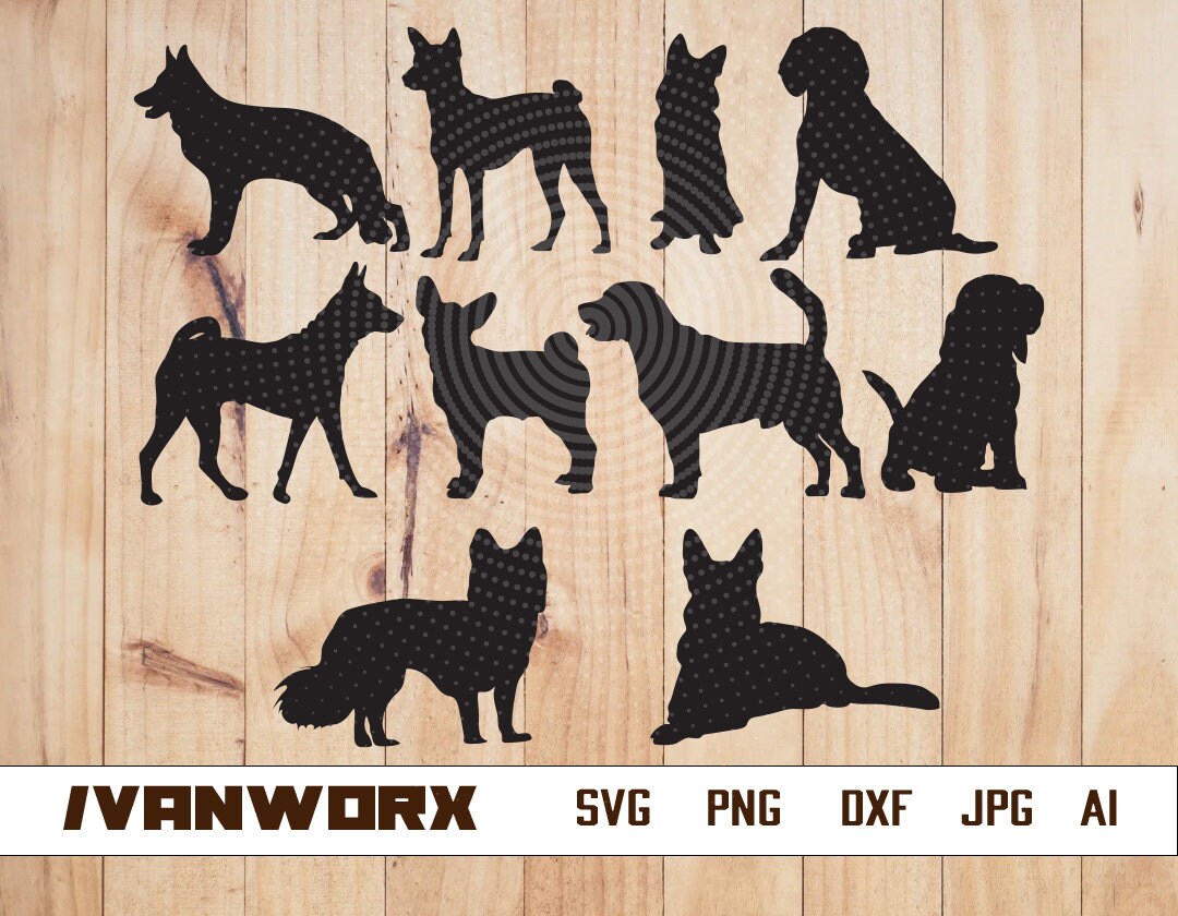 Dog Bundle SVG | Cute Dog SVG | Dog SVG | Dog Png | Bundle Stencil ...