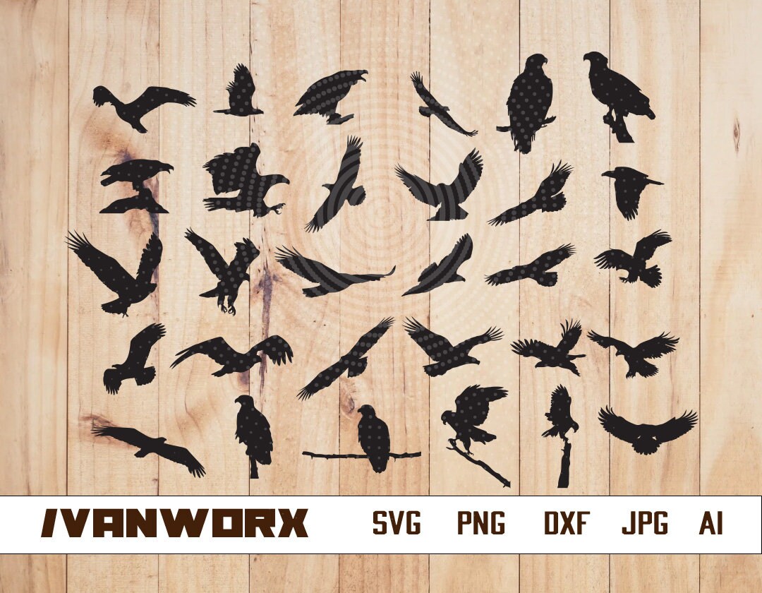 Eagle SVG Bundle | Eagle Png | Eagle Clipart | Eagles Cut File | Eagle ...