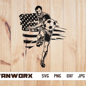 US Soccer Player svg | Football svg | Soccer Shirt svg | Soccer Clipart | Soccer Player png | Soccer Game svg | Soccer Cutfile | Png Dxf Eps