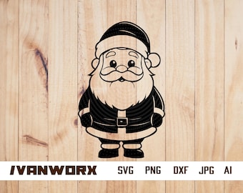 Santa Claus Svg | Christmas Season svg | Christmas Santa Svg | Holiday Season | Santa Svg | Santa Clipart | Christmas Svg | Santa Cut file