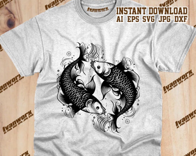 Koi Fish Svg | Fish Breed Clipart | Fish Keeper Cut File | Aquarium Pet ...