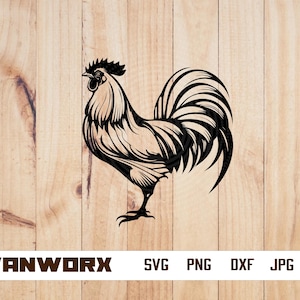 Chicken Rooster Svg | Cockfighting Svg | Rooster Svg | Fighting Rooster Svg | Fighter Chicken Clipart | Cockfighting Cut File | Png Dxf Eps