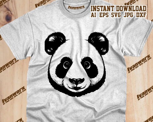 Cute Panda Svg Cute Baby Panda Svg Cute Animal Svg Panda Svg Cut Files