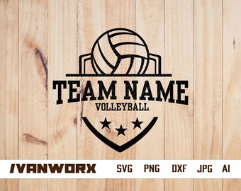 Volleyball Team svg | Personalized Template | Volleyball shirt svg | Volleyball mom Png | Volleyball player svg | Volleyball svg | Team Name