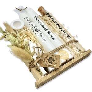 Geschenkset „Zum Einzug“ in Holzbox | Einzugsgeschenk | Personalisierbare Geschenkidee 画像 5