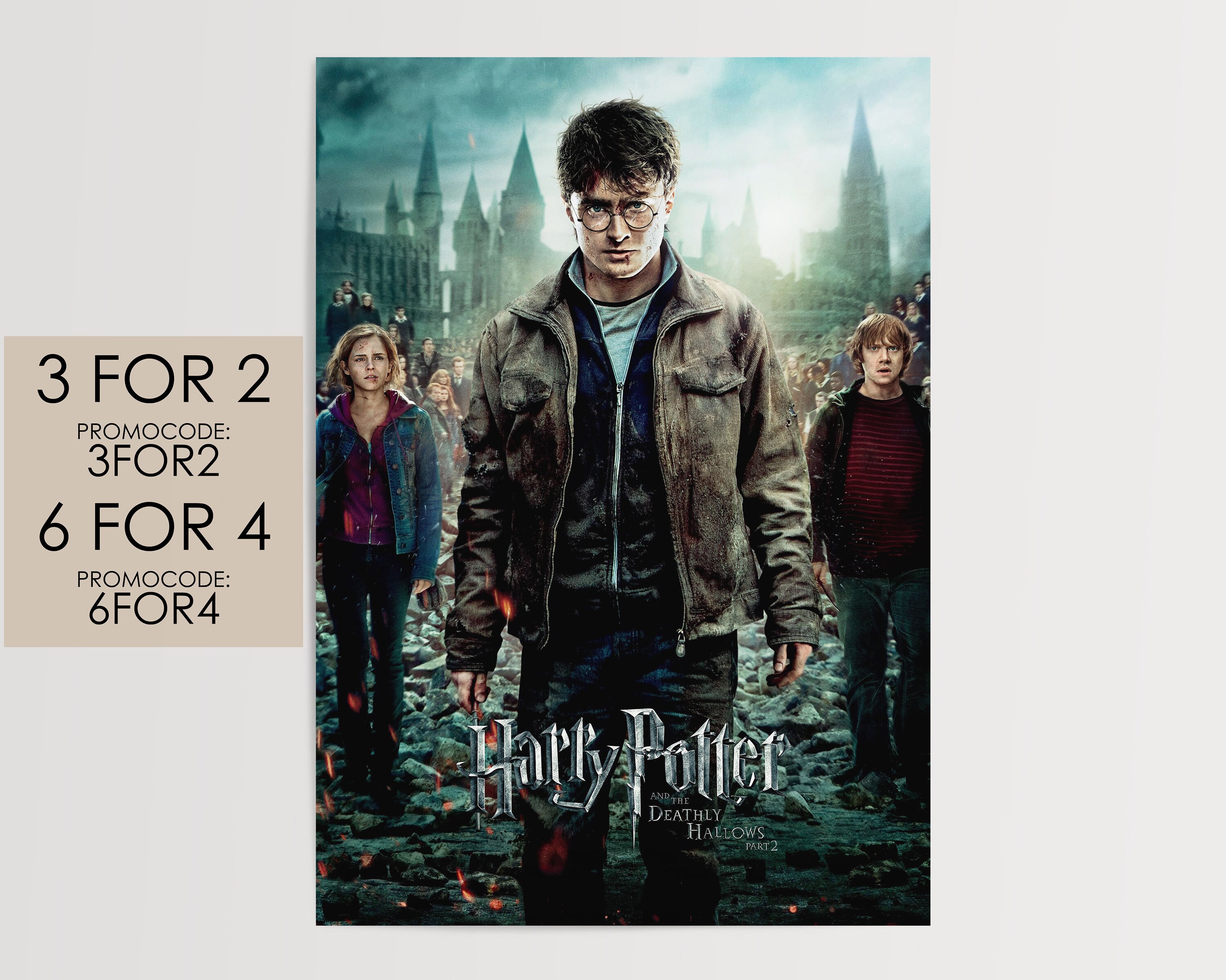 Poster Harry Potter 7 Harry Potter and The Deathly Hallows – Part 1 Affiche  cinéma Wall Art