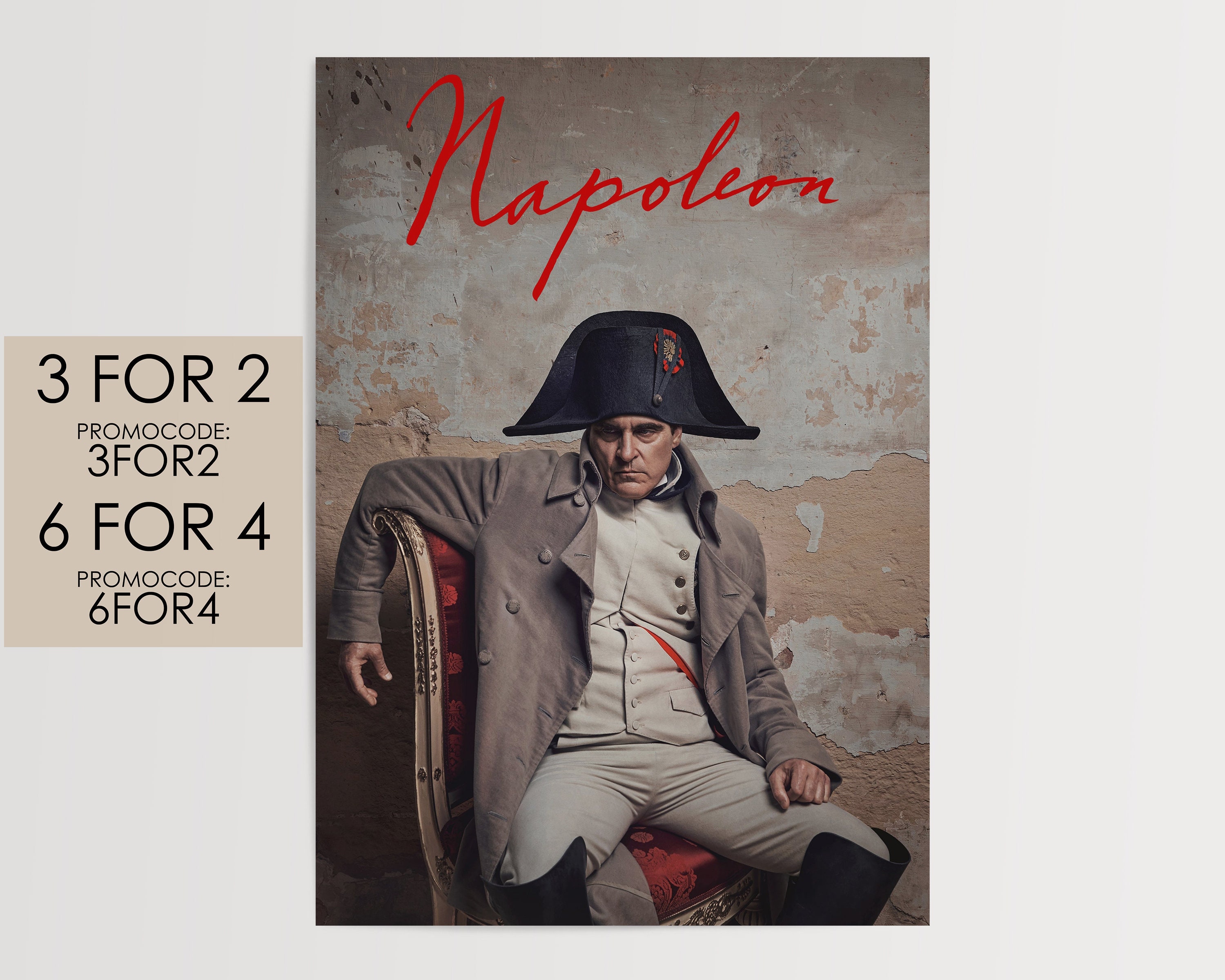 Napoleon 2023 Poster Movie Poster Art Film Print Gift na001 
