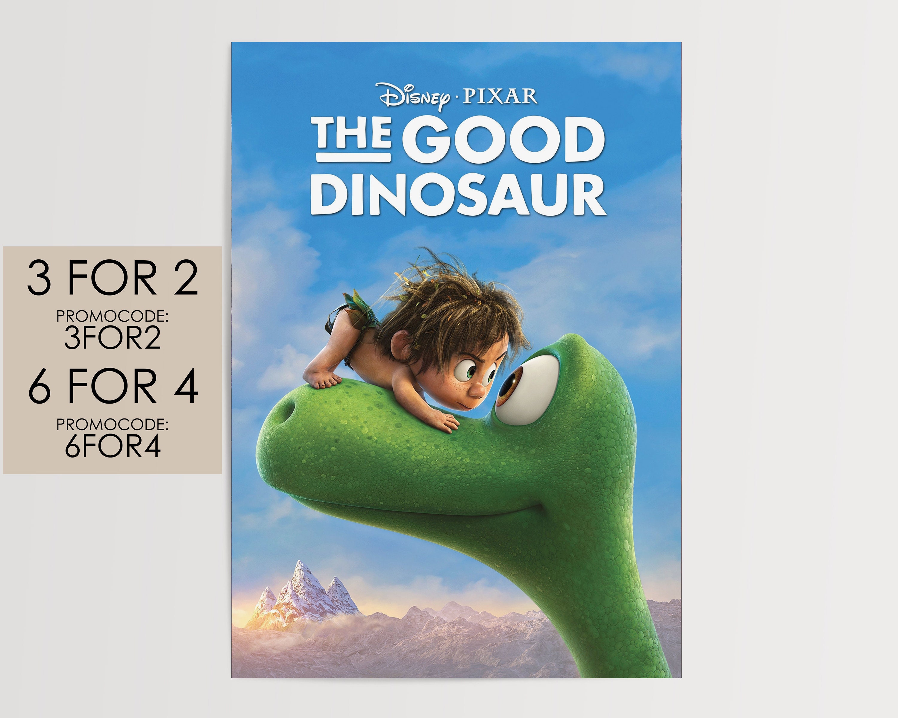 The Good Dinosaur 2015 Poster Disney Pixar Movie Poster Art Etsy