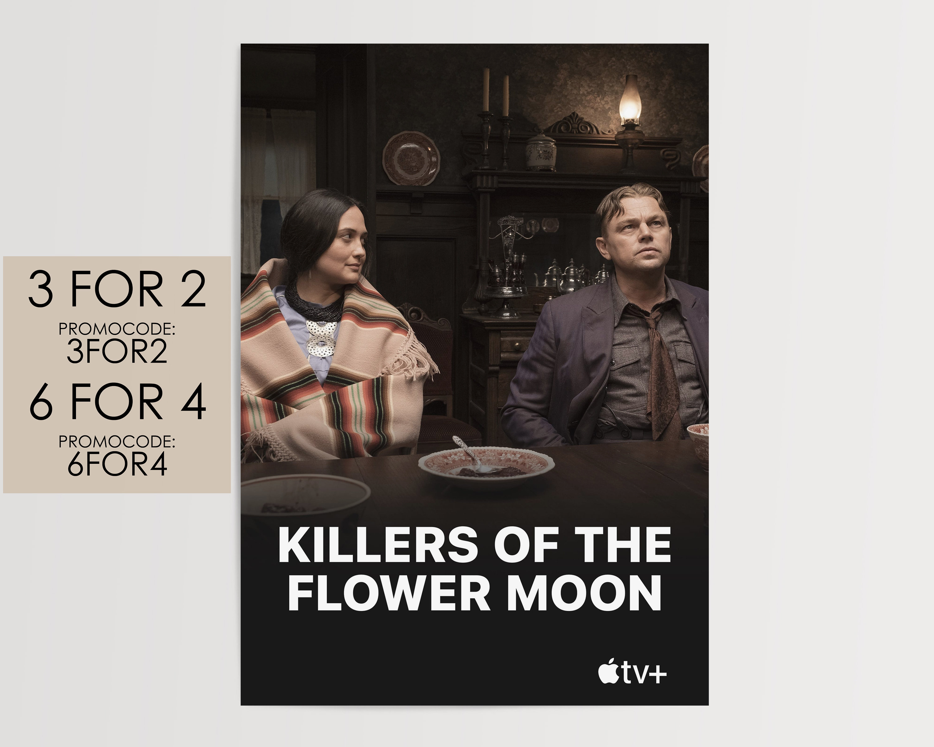 Killers of the Flower Moon 2023 Poster Movie Poster Art Film Print Gift
