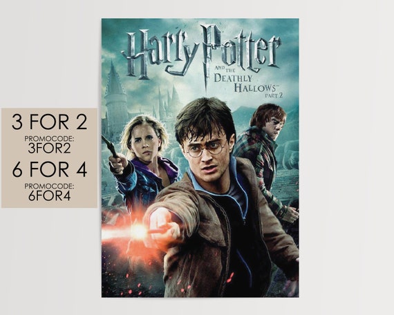 Harry Potter and the Deathly Hallows – Part 2 2011 Poster - Movie Poster  Art Film Print Gift #HPDH2001