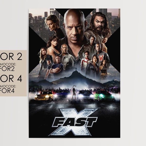 Fast X 2023 Poster Etsy Ireland
