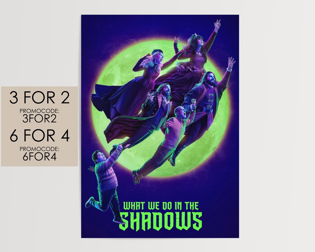 What We Do in the Shadows Poster TV Movie Poster Art Film Print Gift