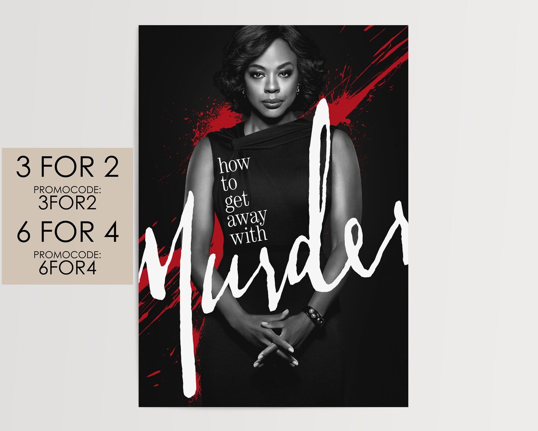 How to Get Away With Murder Poster TV Movie Poster Art Film Print Gift