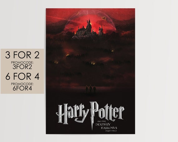Harry Potter and the Deathly Hallows Part 2 - Movie Poster Print