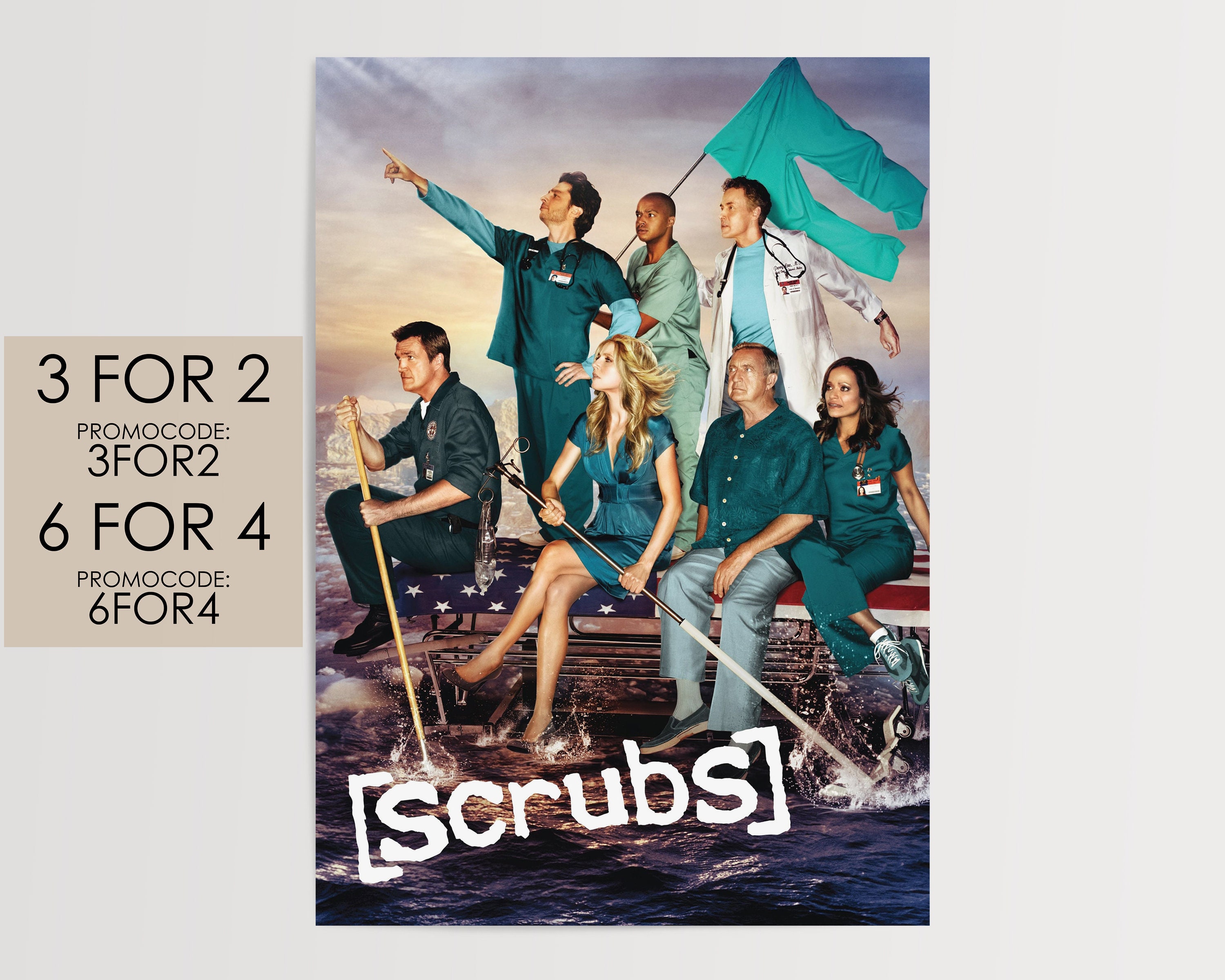 Scrubs Poster TV Movie Poster Art Film Print Gift S002 - Etsy