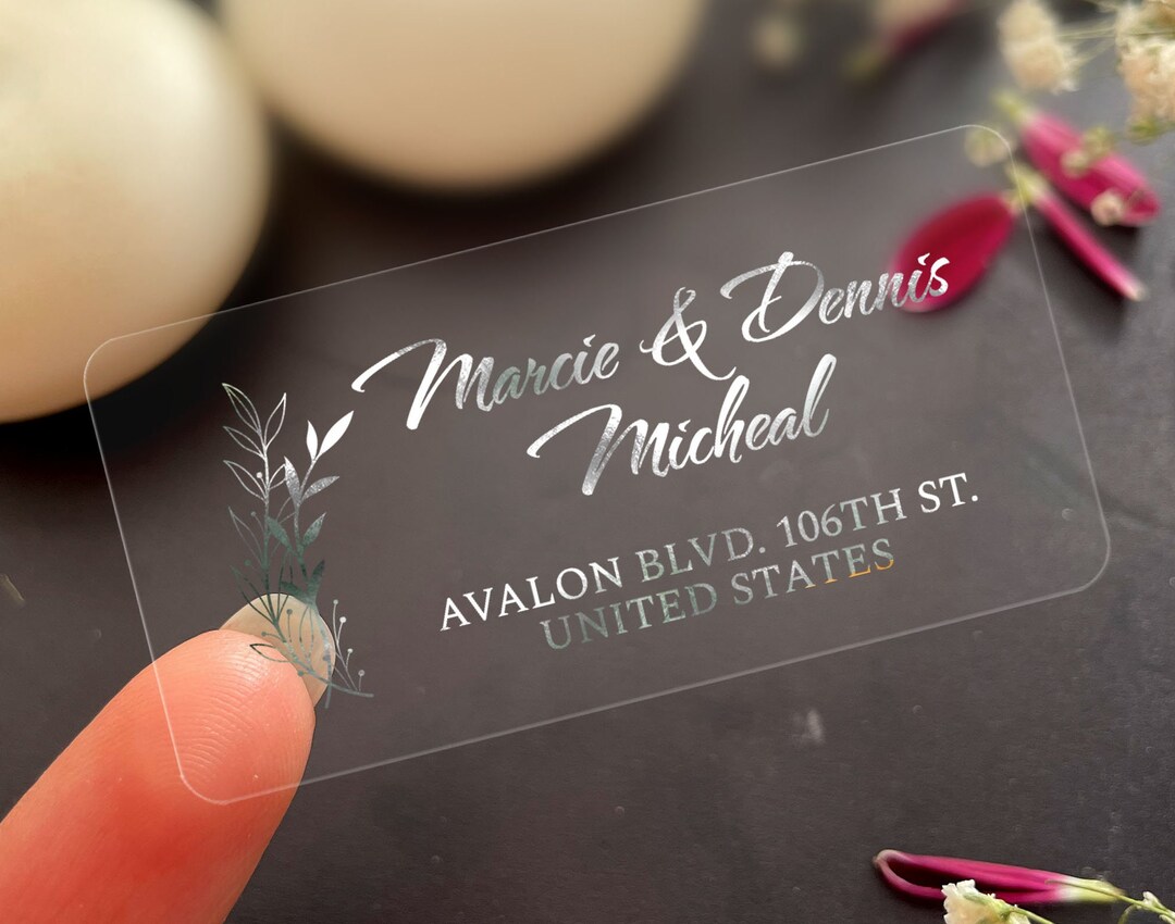 Custom Address Label Stickersmall Return Address Label Small Etsy