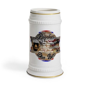 Pooches Dive Bark | Bar | Tavern | Pub | Beer Stein Mug | K-9 | 22oz Drinkware