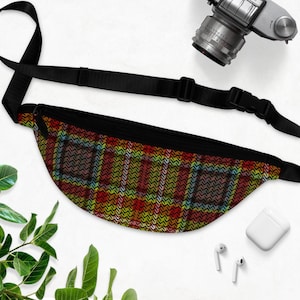 Hip Pack Multi Colored Plaid | Sling Bag | Fanny Pack | Unisex | Men | Women | Casual Streetwear