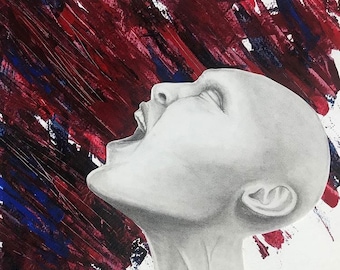 Art Print -- Horror Art -- Abstract -- Wall Decor