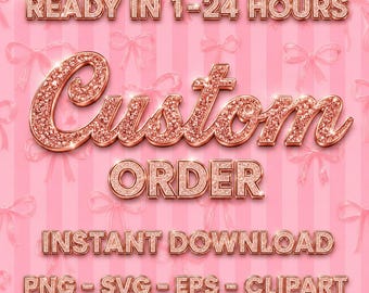 Custom Wavy Text SVG Design Service (Digital Download)