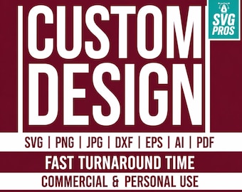 Custom Wavy Text Design, Retro Typography SVG PNG (Digital Download)