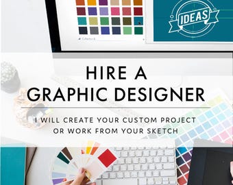 Hire a Graphic Designer: Custom Graphics, Logos, Posters, and Illustrations (Design Services)