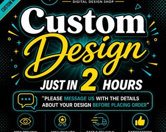 Custom SVG PNG Design, Personalized Name & Vector Files (Fast 2-Hour Delivery)