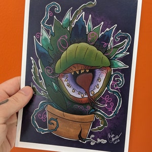 Feed Me! / Audrey II / Little Shop Of Horrors / A5 Art Print