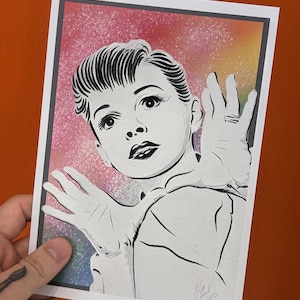 Friend Of Dorothy / A5 print / digital art portrait / Judy Garland