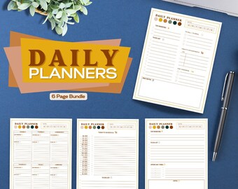 Productivity Planner Printable, Daily to Do List Instant Dowload ...
