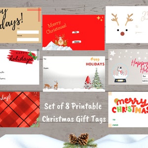 Christmas Gift Tags Digital, Christmas Tags, Digital Christmas Gift Tags, Printable Gift Tags, Gift Tags, Printable Christmas Tags