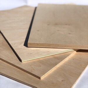 Wooden Pieces, Plywood Forms, Sheet Stock, Birch-Alder Plywood Stock, Pack/Mix 5 kg