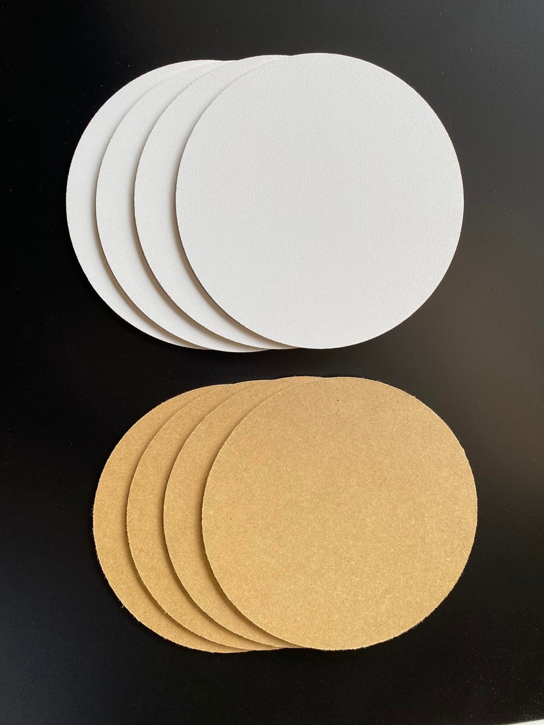 Sleek White HDF Cake Boards 3mm, Single-Sided Laminated Dessert Bases, Pie Supports, Pastry Discs image 4