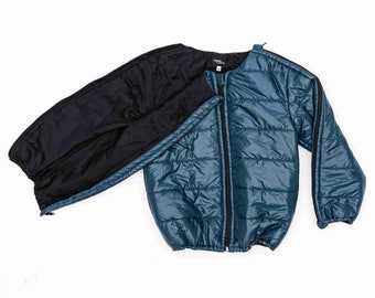 Jacket zippers, adaptive clothing, adaptive jacket, children's jacket, spasticity, wheelchair, special clothing