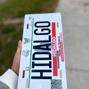 Custom License Plate | Mexico | USA | Any State | Hidalgo | Tierra De ...