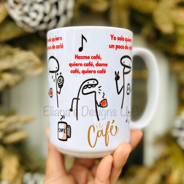 15oz Coffee Mug | Quiero Café | Dame Café | Hazme Café | Tazas Personalizadas | Dia Del Padre | Father’s Day | Gift Ideas | Coffee Lovers