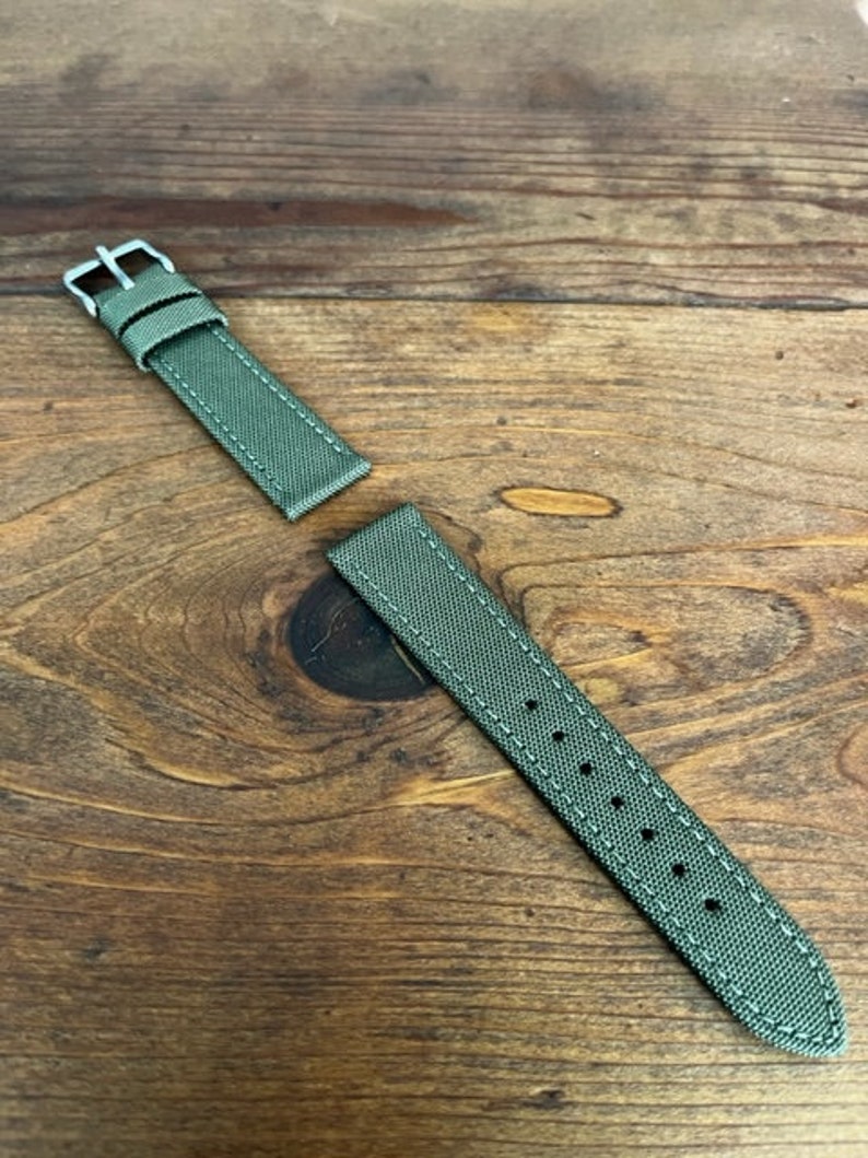 Premium Sailcloth Watch Strap Etsy