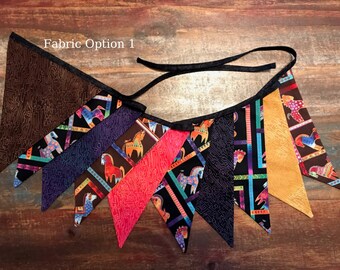 Horse Fabric Bunting Flag Garland