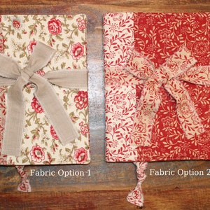 Fabric Journal Composition Book Cover for Diary, Gratitude Journal, Blessings Journal, or Prayer Journal